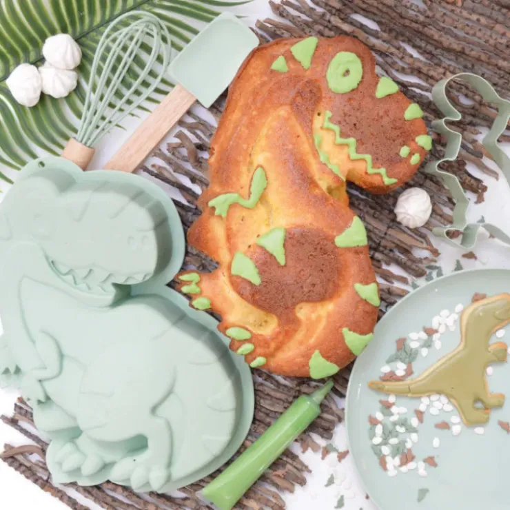 SCRAPCOOKING Kit Pâtisserie Enfants Dinosaure New
