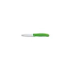 VICTORINOX Lot 2 Couteaux d'Office 8 cm Vert Swiss Classic Hot