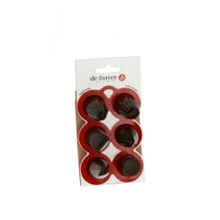 DE BUYER Lot 6 Douilles Tritan Décoration Hot