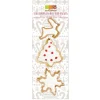 SCRAPCOOKING Lot Découpoirs Noël Inox Dorés x3 Clearance