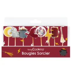 SCRAPCOOKING Lot de 8 bougies Sorcier Best