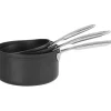 CRISTEL Lot de 3 Casseroles Aluminium Castel'Pro 16 à 20 cm Outlet
