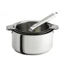CRISTEL Lot de 3 Casseroles inox Mutine Amovible avec Poignée Zenith Best