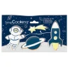 SCRAPCOOKING Lot de 4 emporte-pièces inox thème espace Online