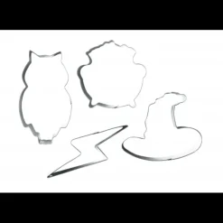 SCRAPCOOKING Lot de 4 Emporte-pièces Inox Sorcier Hot