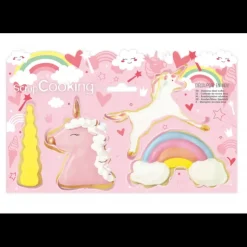 SCRAPCOOKING Lot de 4 Emporte-Pièces Licorne Sale
