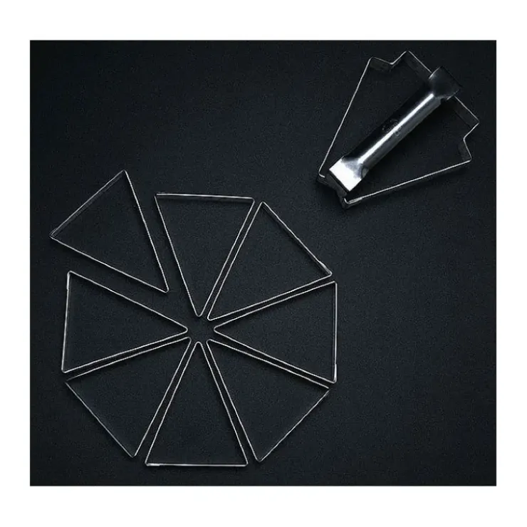 MATFER Lot de 8 Triangles à Part de Tarte individuelle Clearance