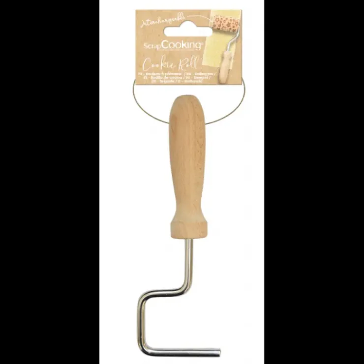 SCRAPCOOKING Manche en Bois pour Mini Rouleau à Pâtisserie