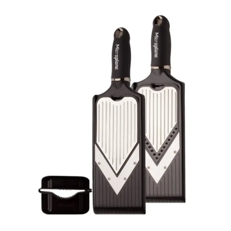MICROPLANE Mandoline Multifonction en V Specialty Noir Outlet