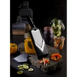 MICROPLANE Mandoline Multifonction en V Specialty Noir Outlet