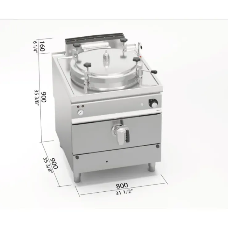 BERTOS Marmite à Gaz 100L Autoclave Berto's Discount