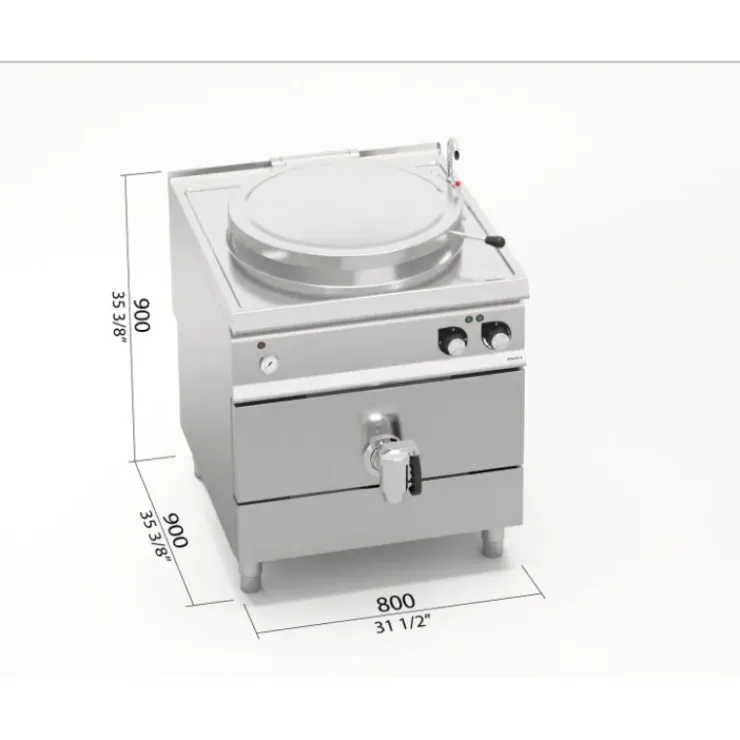BERTOS Marmite Electrique 150L Indirecte Berto's Clearance
