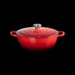 LE CREUSET Marmite en fonte 26 cm Cerise Signature New