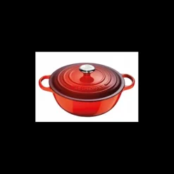 LE CREUSET Marmite en fonte 26 cm Cerise Signature New