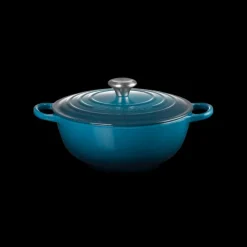 LE CREUSET Marmite en fonte 26 cm Deep Teal Signature New