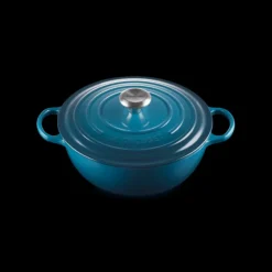 LE CREUSET Marmite en fonte 26 cm Deep Teal Signature New