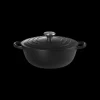 LE CREUSET Marmite en fonte 26 cm Noir Mat Signature Outlet