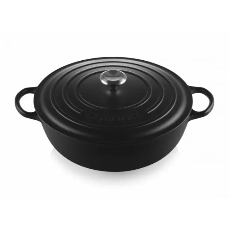 LE CREUSET Marmite en Fonte 32 cm Noir Mat Signature Online