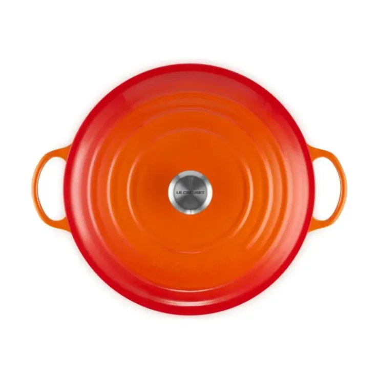 LE CREUSET Marmite en Fonte 32 cm Volcanique Signature Best