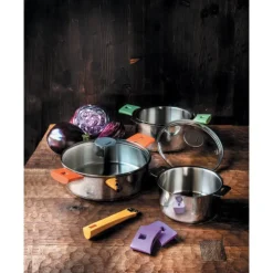 CRISTEL Marmite Mutine Ø 24 cm Manche Amovible Inox