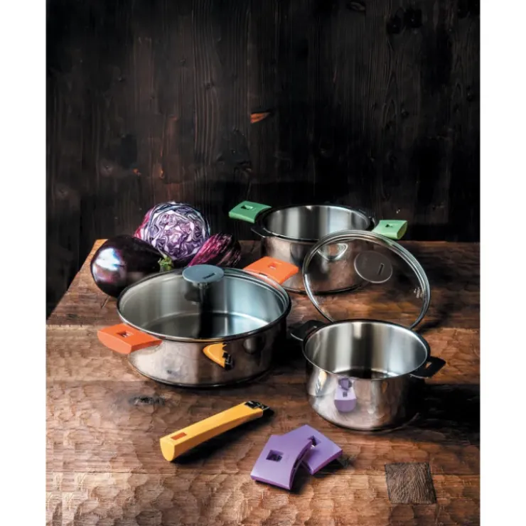 CRISTEL Marmite Mutine Ø 24 cm Manche Amovible Inox