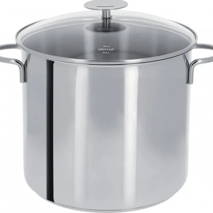 CRISTEL Marmite Mutine Ø 22 cm Manche Fixe Inox Discount
