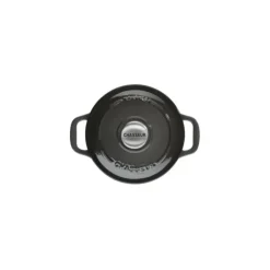 CHASSEUR Mini Cocotte en Fonte Ronde 10 cm Caviar