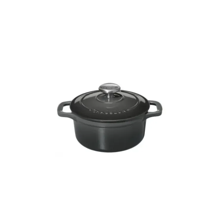 CHASSEUR Mini Cocotte en Fonte Ronde 10 cm Caviar