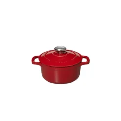 CHASSEUR Mini Cocotte en Fonte Ronde 10 cm Rouge Online