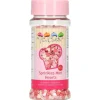 FUNCAKES Mini Coeurs en sucre Rose/Rouge/Blanc 60g Best