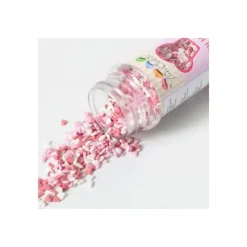 FUNCAKES Mini Coeurs en sucre Rose/Rouge/Blanc 60g Best