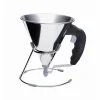 DE BUYER Mini Entonnoir à Piston Inox Noir KWIK