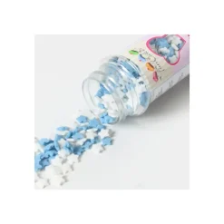 FUNCAKES Mini Etoiles Bleues et Blanches en sucre 60 g Sale