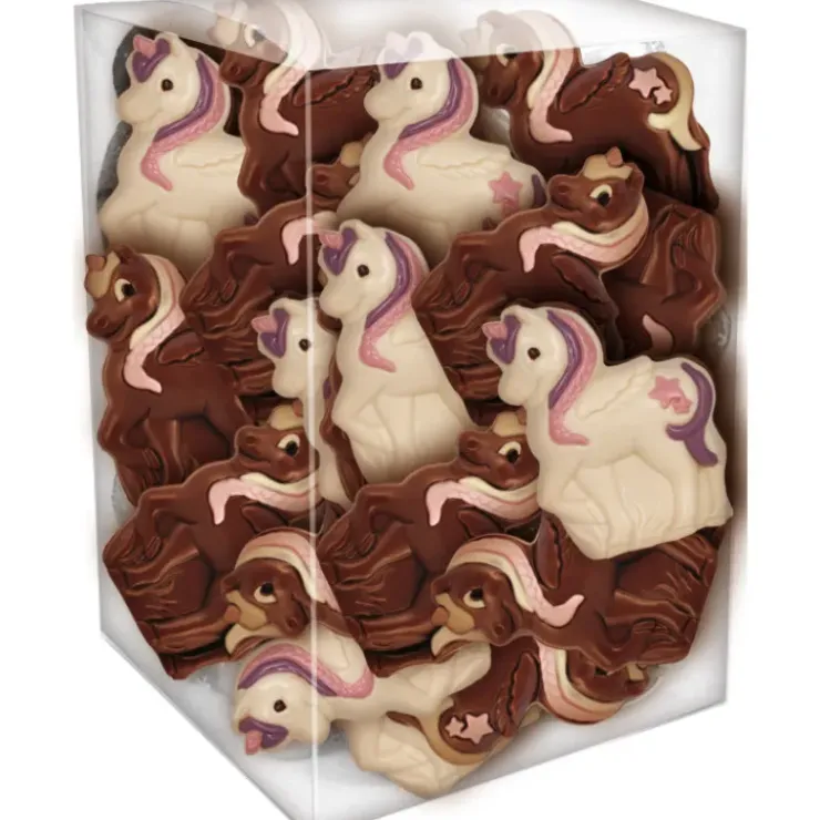 ABTEY Mini Licornes Décorées Chocolat Lait et Blanc 17g x30 Clearance