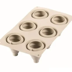 SILIKOMART 3D DESIGN Mini Moule Silicone 6 Cônes Soffice Incanto Hot