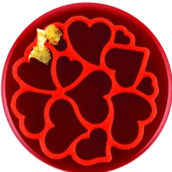 SILIKOMART Mini Moule Silicone Coeur ⌀ 6 x H 0,2 cm (x6)