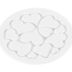 SILIKOMART Mini Moule Silicone Coeur ⌀ 6 x H 0,2 cm (x6)