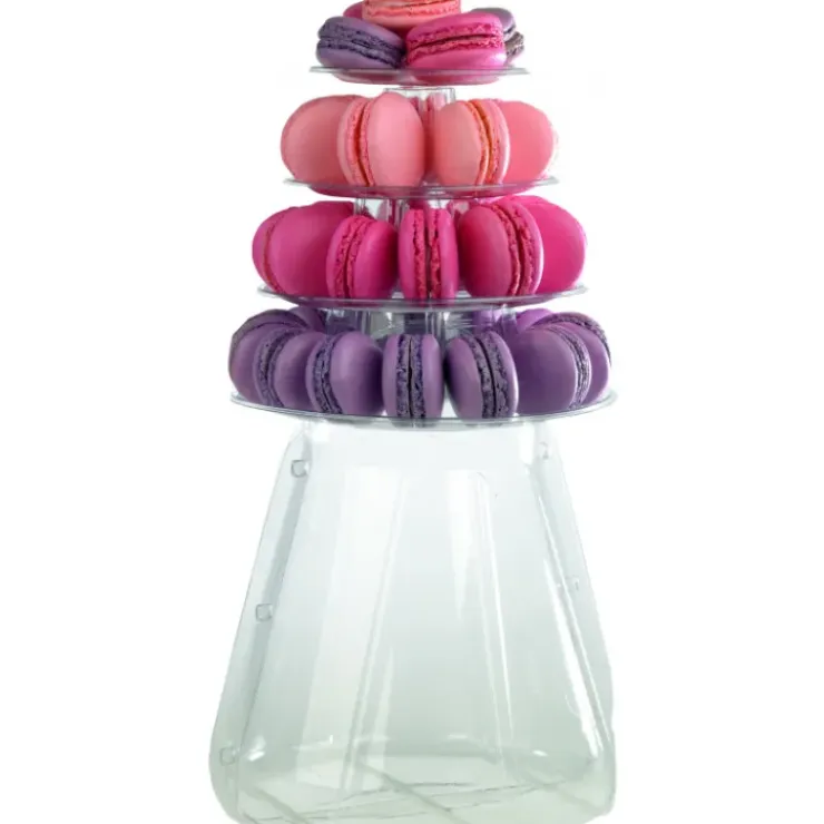 MALLARD FERRIERE Mini Pyramide à Macarons 4 plateaux