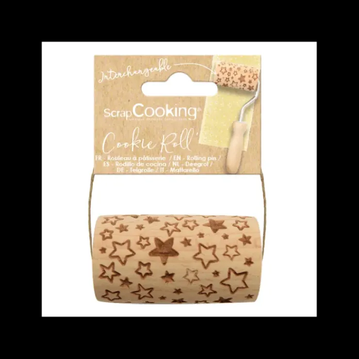 SCRAPCOOKING Mini Rouleau à Pâtisserie Empreinte Etoile 7 cm Best