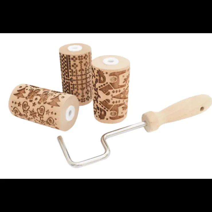 SCRAPCOOKING Mini Rouleau à Pâtisserie Empreinte Noël Interchangeable 7 cm (x3) Discount