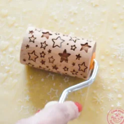 SCRAPCOOKING Mini Rouleau à Pâtisserie Empreinte Interchangeable 7 cm (x3) New