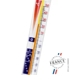 ALLA FRANCE Mini Thermomètre Vertical en Verre Sale