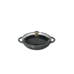 CHASSEUR Mini Wok en Fonte 18 cm Caviar Best