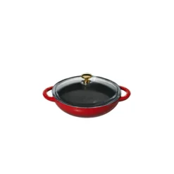 CHASSEUR Mini Wok en Fonte 18 cm Rubis Clearance