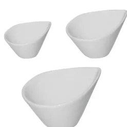 CUISINEADDICT Mise en Bouche Porcelaine Goutte d'Eau 25 cl Hot