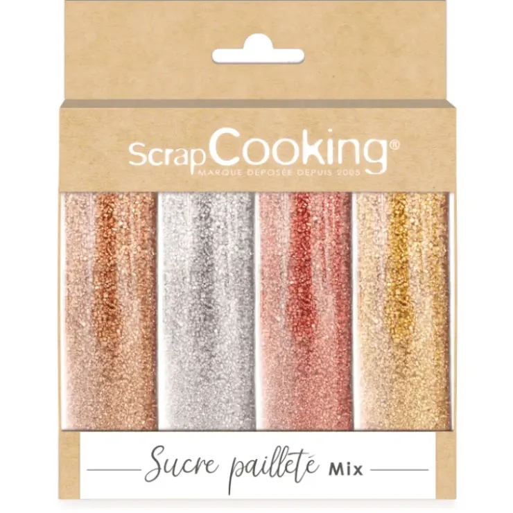 SCRAPCOOKING Mix Sucre Pailleté (x4) Best