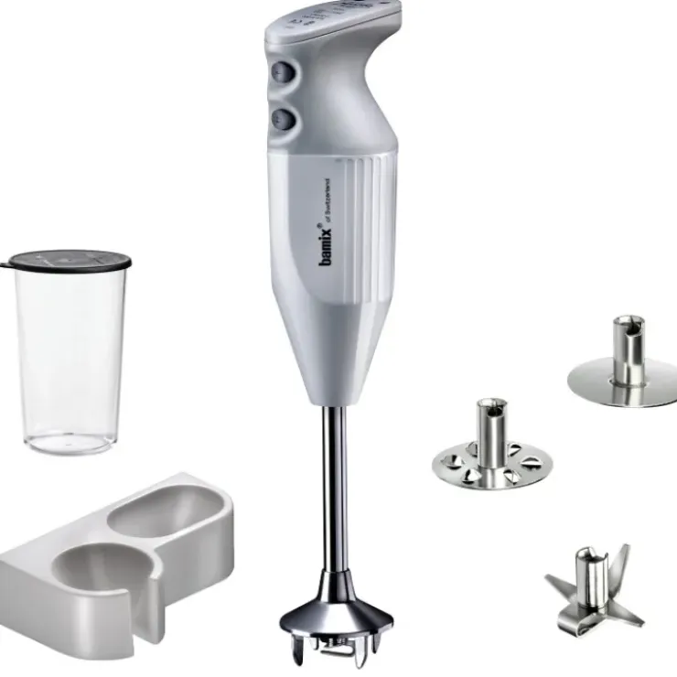 BAMIX Mixeur Plongeant M140 Mono Blanc 3 disques Outlet