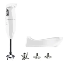 BAMIX Mixeur Plongeant Sans Fil Cordless Blanc Hot