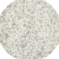FUNCAKES Mélange Mini-Billes Argentées et Blanches 80 g Hot