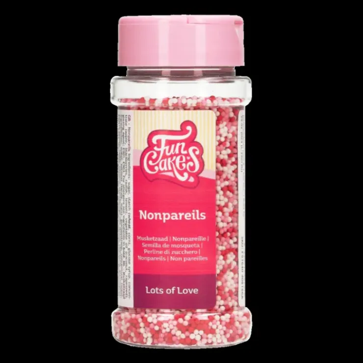 FUNCAKES Mélange Mini-billes rouges, roses et blanches 80 g Outlet